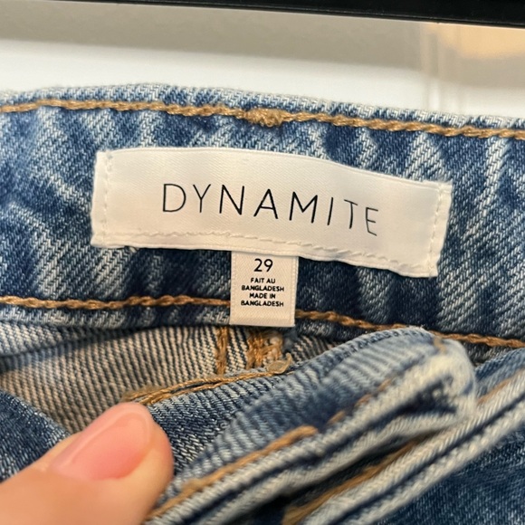 Dynamite Mom Jean Shorts - Picture 2 of 3